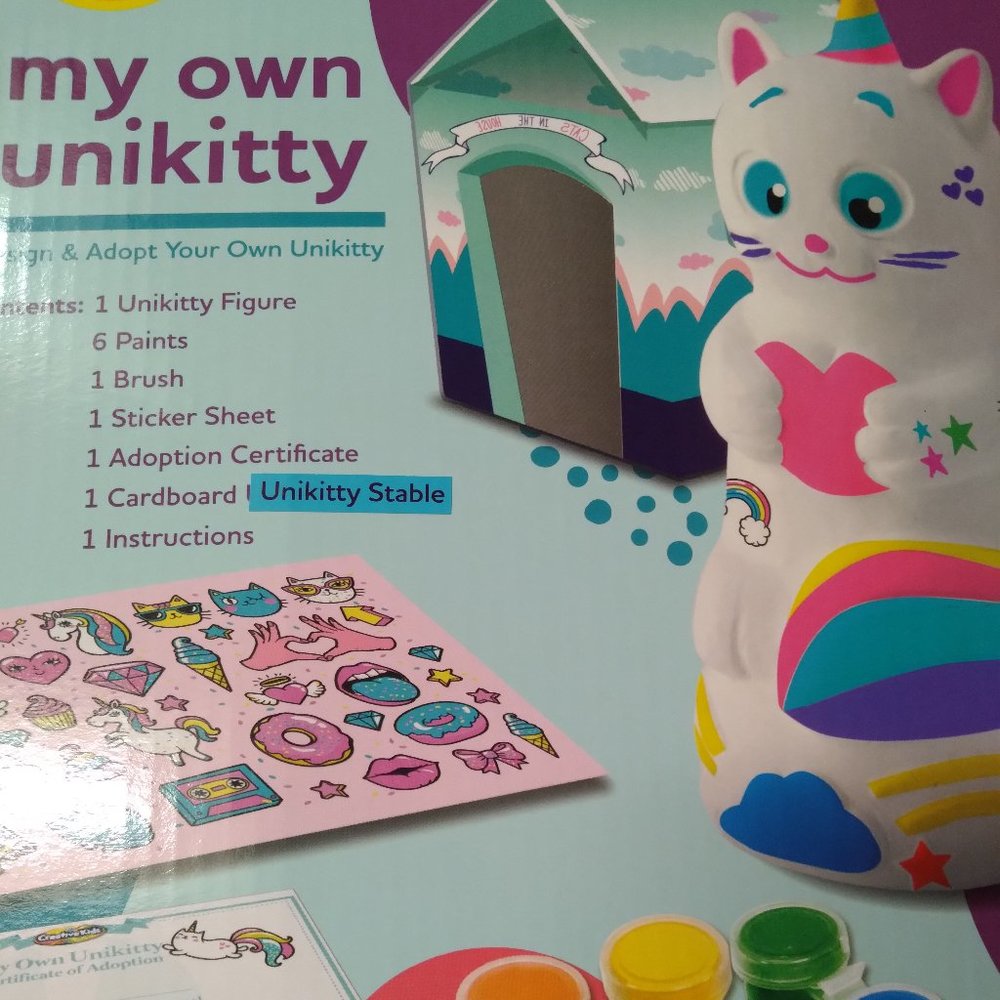 MY OWN UNIKITTY DESIGN & ADPOT YOUR OWN UNIKITTY